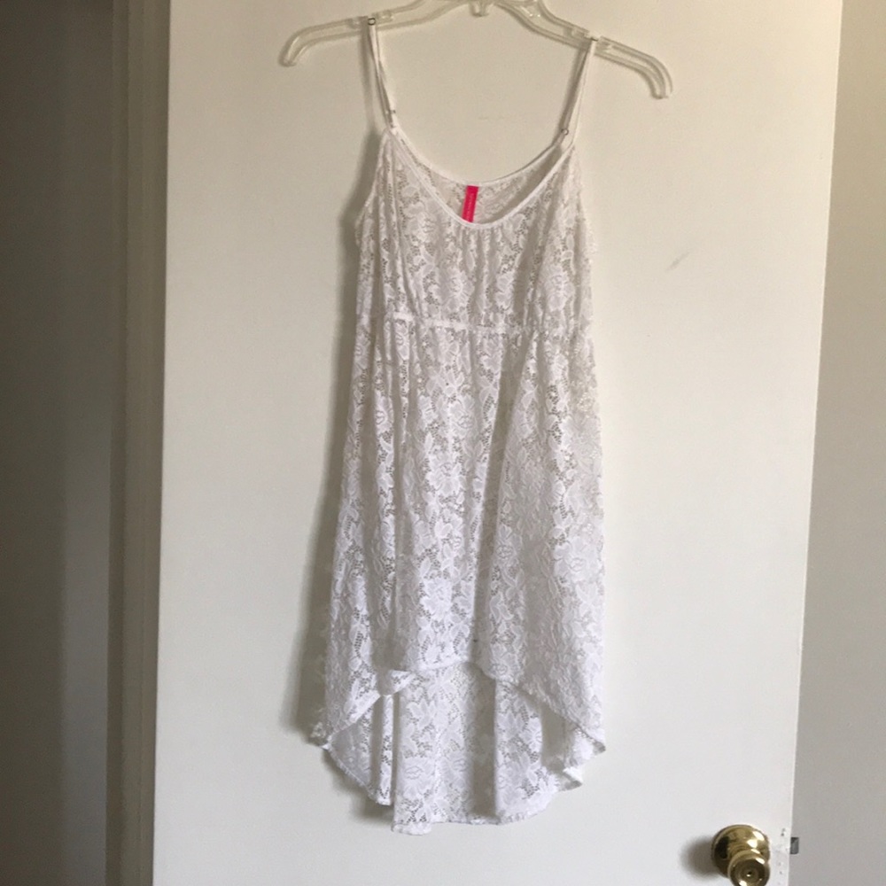 VS lace beach coverup